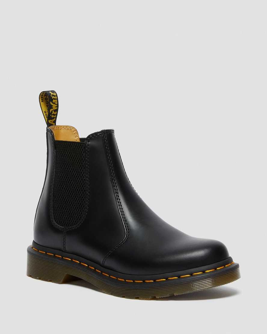 Dr. Martens 2976 Smooth Lær Chelsea Støvler Dame Svart [9528LOIFN]